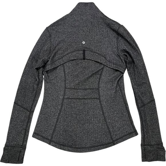 Lululemon Define Herringbone Black Stretch Athletic Jacket - Picture 2 of 6